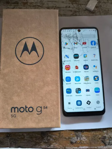 Vendo celular Motorola G54 5g Seminovo tela quebrada