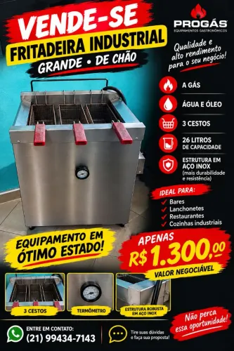 Fritadeira a gás