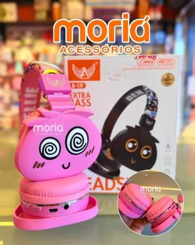 Fone de Ouvido Bluetooth Infantil Sem Fio Kids  B-19