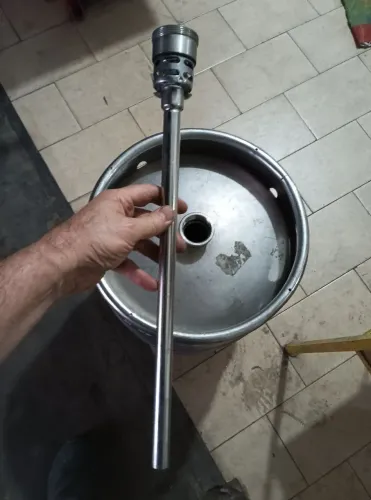 Válvula sifão inox para barril 50litros