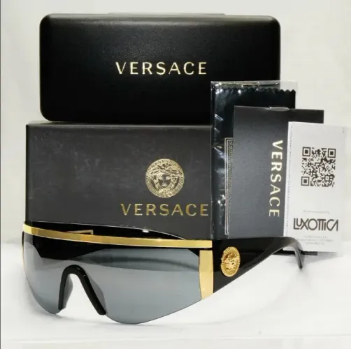 Oculos Versace VE2197 Tribute Shield Novo Na Caixa Nunca Usado