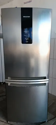 Ótima Geladeira Brastemp Inverse em Inox espaçosa com Garantia