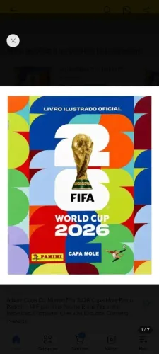 Álbum da copa 2026 completo