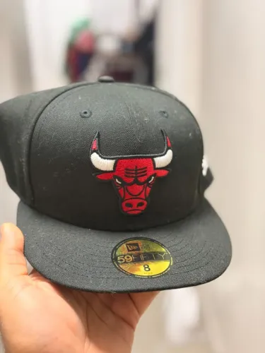 Boné New Era Aba Reta Nba Chicago Bulls - Tamanho 8