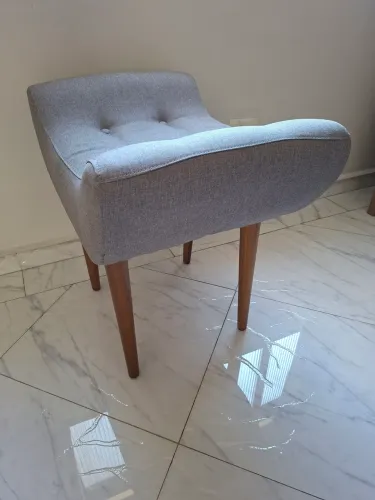 Puff Banqueta em Linho