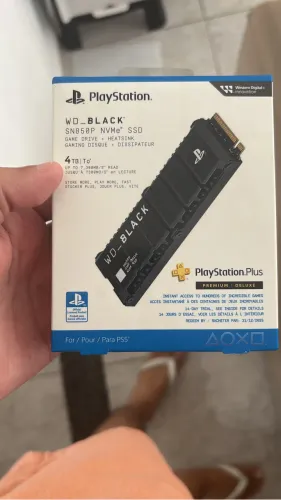 SSD nvme WD Black 4TB lacrado