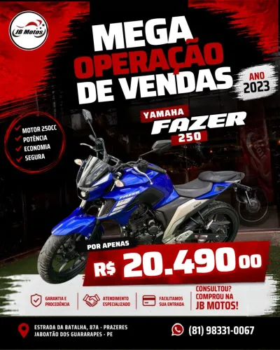 YAMAHA FAZER 250 2023 OFERTA 