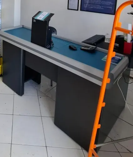 Checkout caixa de venda 1,5mt para lojas e supermercados