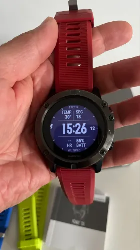 Garmin Fênix 5X Sapphire c/ 5 pulseiras