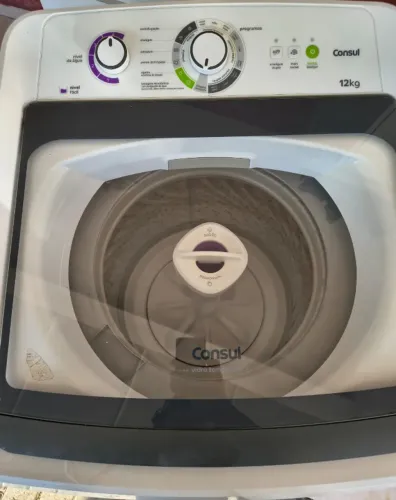 Lava roupa consul 12k cesto inox cwh12 220v