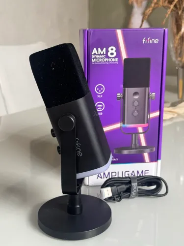 Microfone Fifine M8 ? Nunca usado