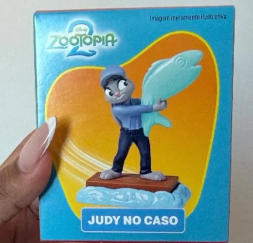 3 brinquedos de zootopia 
