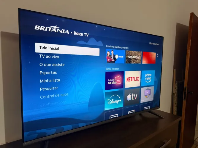 Tv Britânia 50 polegadas 