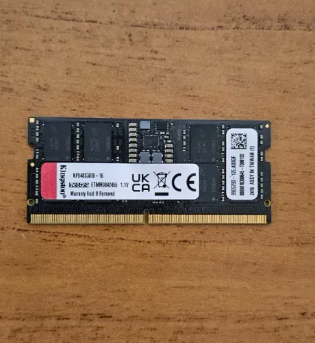 Memória RAM (notebook) DDR5 16 GB kingston fury 4800 MHZ