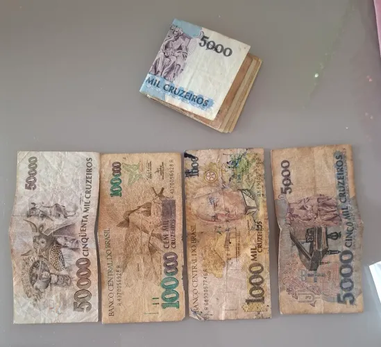 Lote de Cédulas Antigas do Cruzeiro (Históricas e Colecionáveis)