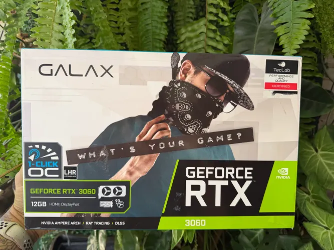 RTX 3060 12GB GALAX - em estado de nova! | Envio OLX Pay