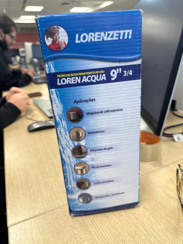 Filtro de Água para ponto de uso 9? 3/4 Lorenzetti