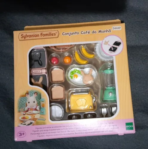 Sylvanian families- Conjunto café da manhã