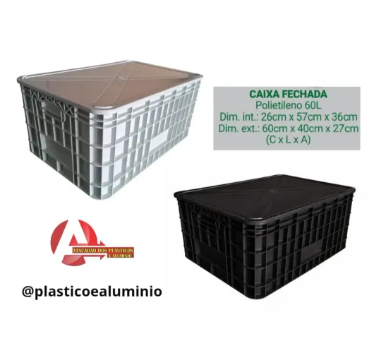Caixa de plástico