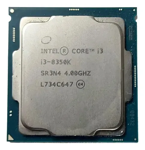 INTEL i3 8350k funcionando perfeitamente