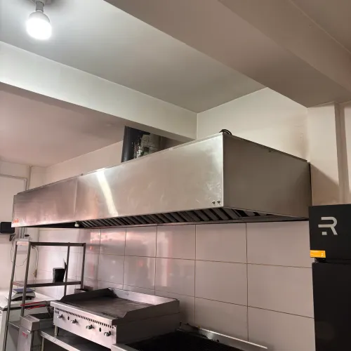 Exaustor industrial coifa cozinha inox 3,5 x 1m