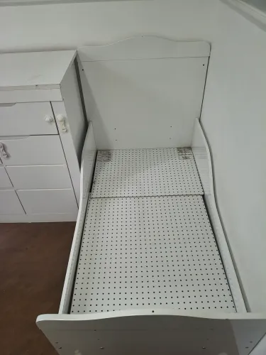 ? MINI CAMA INFANTIL BRANCA - Linda e Pronta para Uso! ?