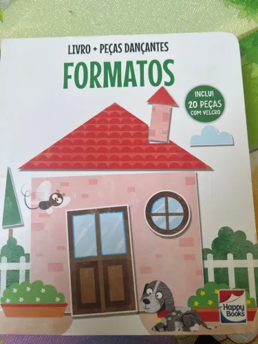 Livro interativo de peças em formatos
