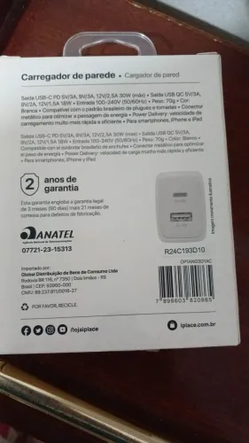 Carregador original iphone muito top