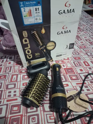 Escova Secadora Gama Multicabeças Gold Ion Bivolt