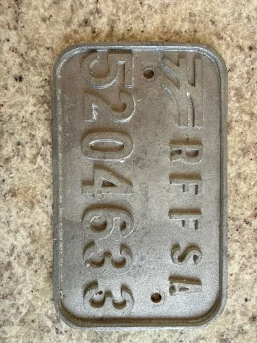 Placa de patrimônio de estação de trem RFFSA