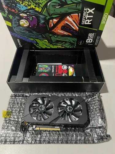 Placa de Vídeo RTX 3050 8GB GDDR6 128 Bit