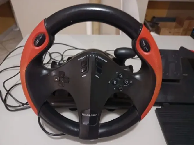 Volante + Pedal USB para PC