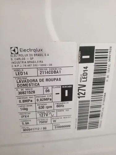 Vende lavadora Eletrolux 
