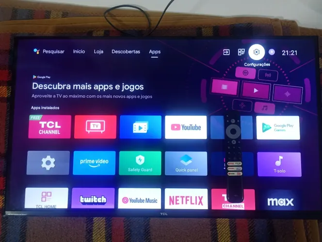 Smart TV 32 polegadas TCL borda infinita 