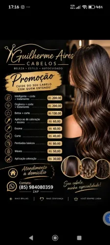 Cabeleireira a domicílio!