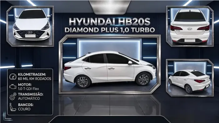 Hyundai HB20S Diamond Plus 1.0 TB Flex 12V AUT 2021