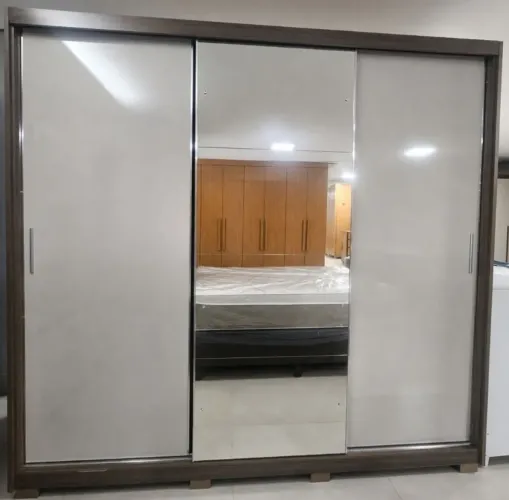 Guarda Roupa Casal DALILA 3 portas <br><br>100% MDF