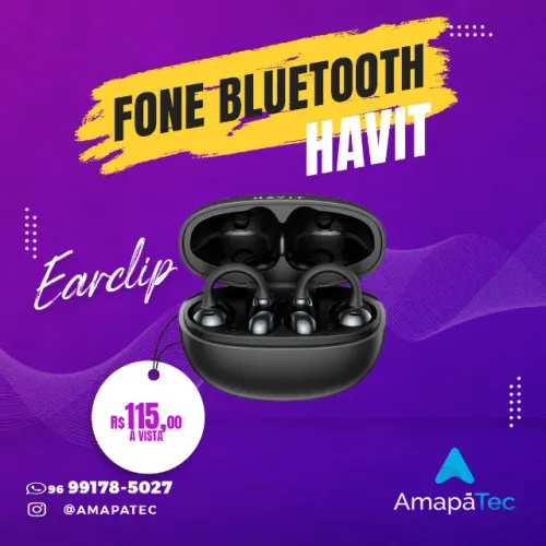 Fone Bluetooth Havit Ows928 Earclip Esportivo