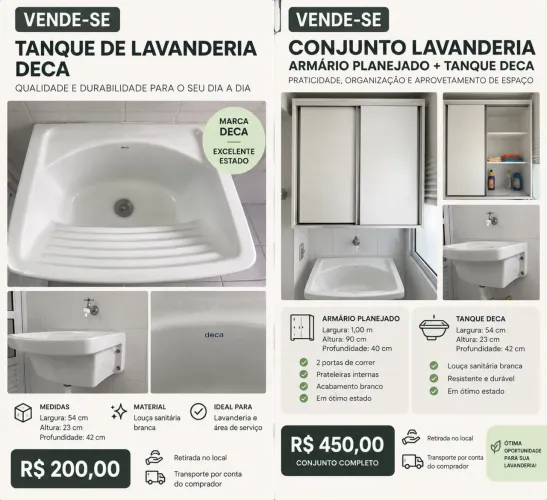 Móveis lavanderia 