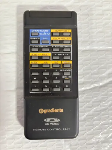 Gradiente MDP-100 Laserdisc LD Player Controle Remoto