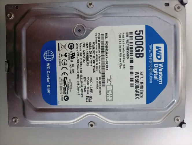 ? HD Western Digital (WD) 500GB