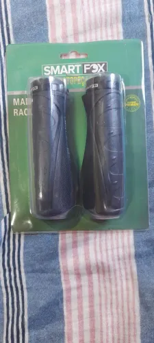 Manopla para Moto Ergonômica Universal Smart Fox Preta Conforto