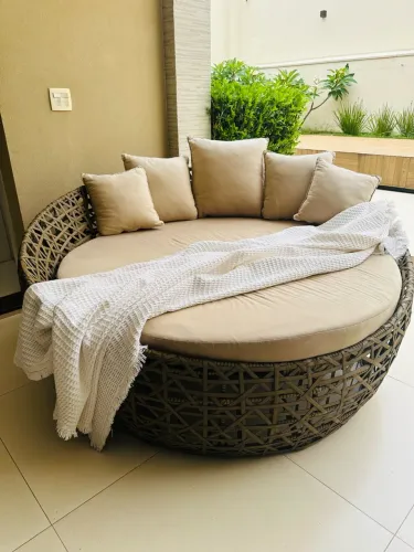 Chaise/orbital em alumínio