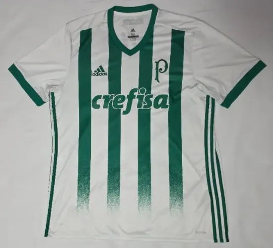 Linda Camisa 2 Do Palmeiras 2017 Adidas Crefisa Tamanho Gg Futebol