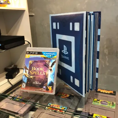 Jogo PS3 Wonderbook: Book Of Spells + Livro Interativo Original