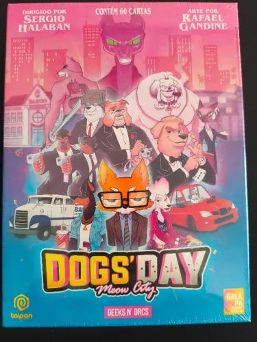 Jogo de Tabuleiro Dogs' Day - Boardgame Asmodee Galápagos Lacrado em Português