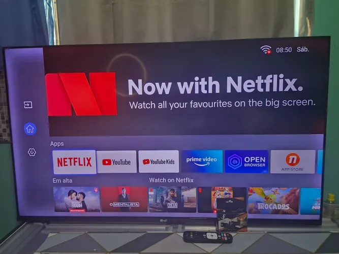 Vendo tv VG 50 polegada smart 4k