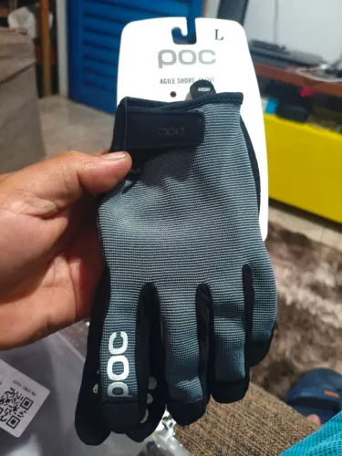 Luva ciclismo MTB speed POC Ride L zero na embalagem