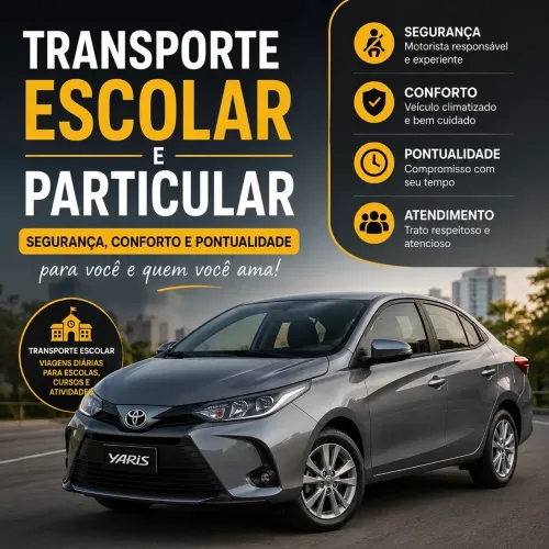 Transporte escolar e particular 