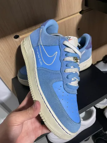 AIR FORCE 1 FIRST USE UNIVERSITY BLUE